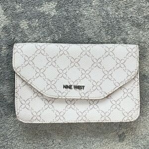 Nine West Geometric Floral Envelope Clutch Pouch
